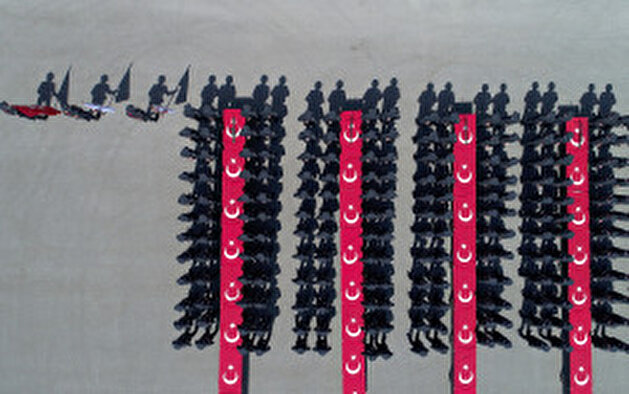 Graduation Ceremony for Turkish Police Officers in Ankara