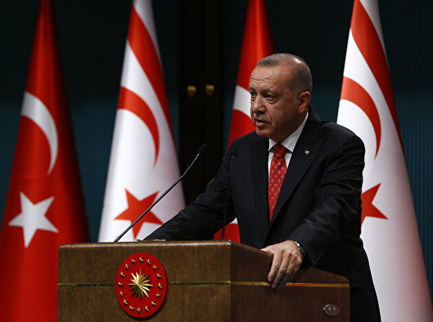 Turkish President Erdoğan, Turkish Cypriot Prime Minister Ersin Tatar joint press conference in Ankara