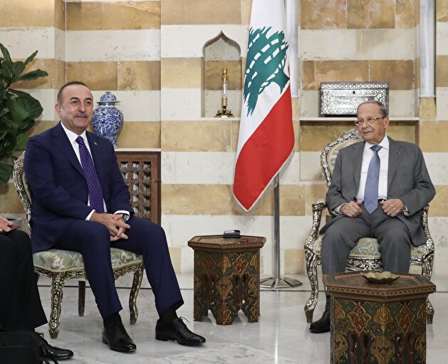 Turkish Foreign Minister Cavusoglu in Lebanon