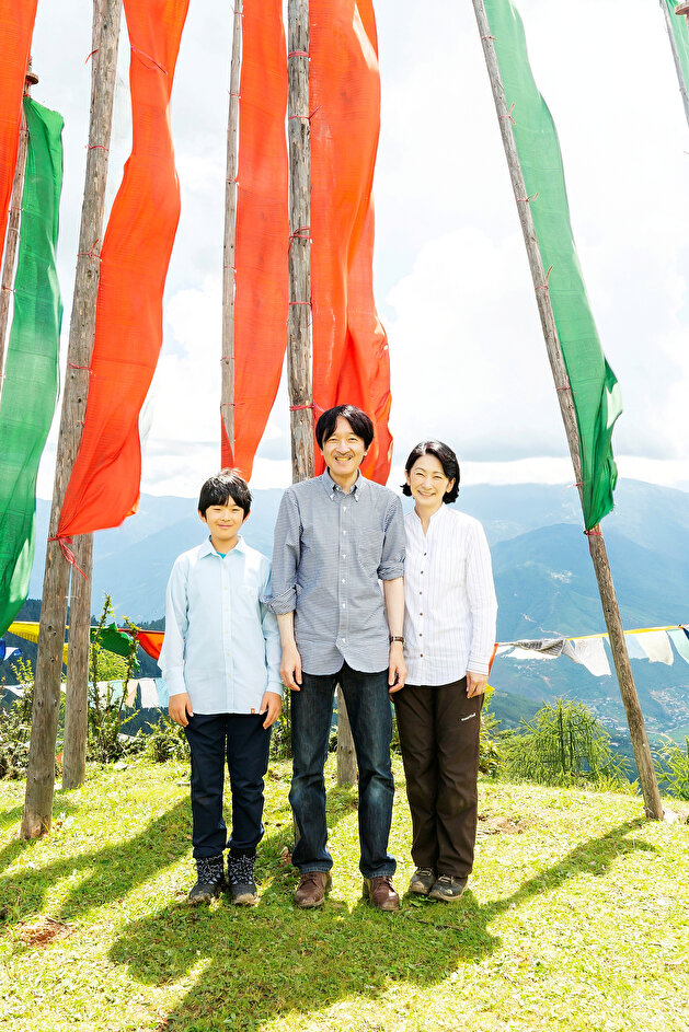 Japan Prince Hisahito, the son of Crown Prince Akishino and Crown Princess Kiko, in Bhutan
