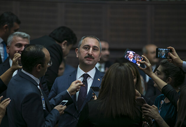 Turkish President Erdoğan attends a meeting of his ruling AK Party in Ankara