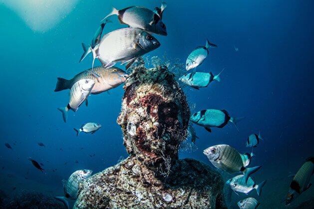 Turkey's first underwater museum 'Side Underwater Museum'