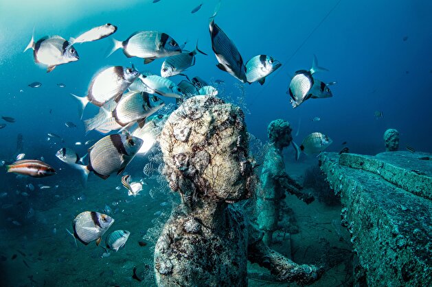 Turkey's first underwater museum 'Side Underwater Museum'