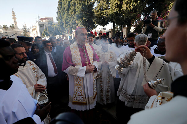 Palestinians and Christians celebrate Christmas in Bethlehem