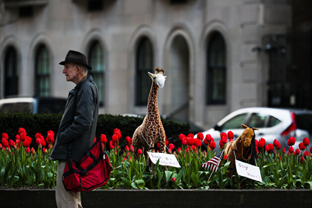 Streets in New York City remain nearly deserted due to coronavirus