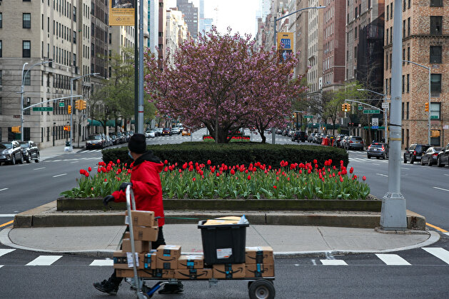 Streets in New York City remain nearly deserted due to coronavirus