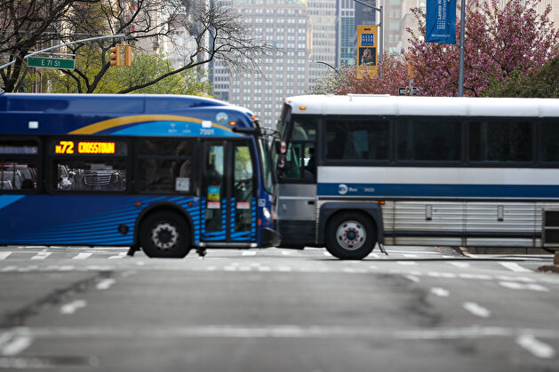 Streets in New York City remain nearly deserted due to coronavirus