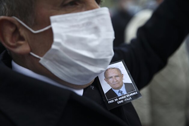 Memorial ceremony held for coronavirus victim Turkish doctor Murat Dilmener