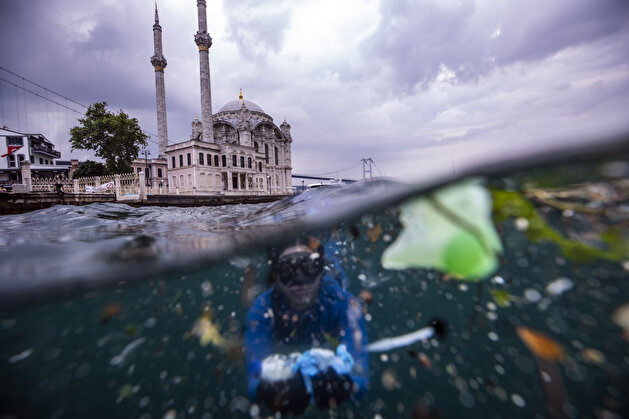 World record-holder free-diver Sahika Ercumen dives as 'Life Below Water Advocate'