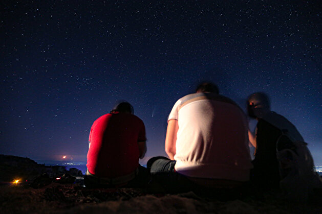 View of Comet Neowise from Syria's Idlib