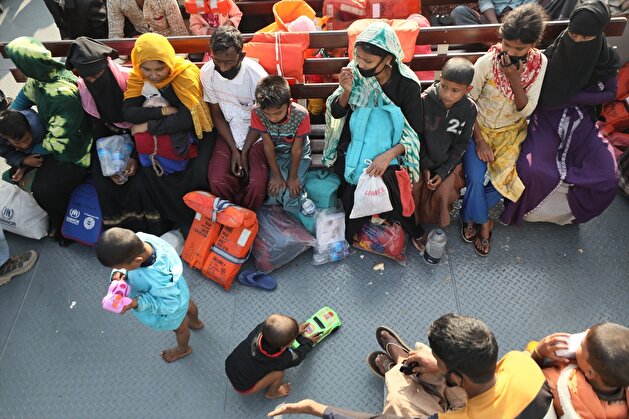 Rohinga people relocated in Bhashan Char