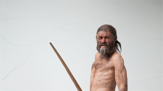 Buz adamı Ötzi. 