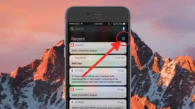 iPhone bildirim temizleme