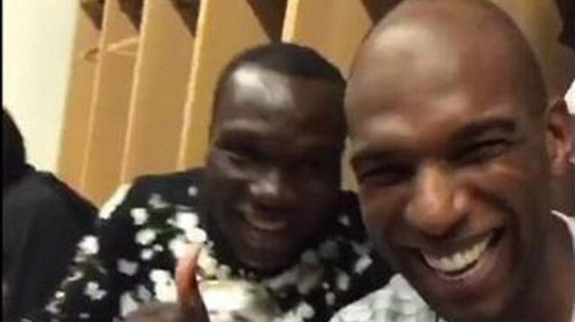 Aboubakar'dan Beşiktaş'ın galibiyet kutlaması