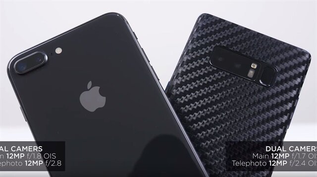 iPhone 8 Plus vs Galaxy Note 8
