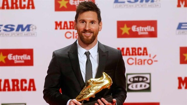 ​Altın ayakkabı ödülü bir kez da Messi’nin