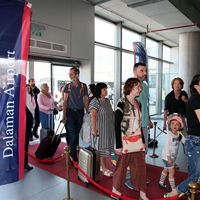 ارتفاع عدد المسافرين الأجانب 32 بالمئة في مطار دالامان بموغلا