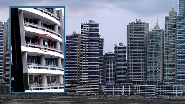 Panama'da özçekim yapmak isteyen genç kadın balkondan düştü.
