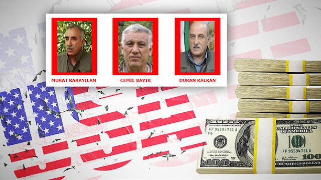 ABD, 3 PKK'lı teröristin başına 12 milyon dolar ödül koydu.