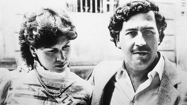 Pablo Escobar ve eşi Maria Victoria Henao.