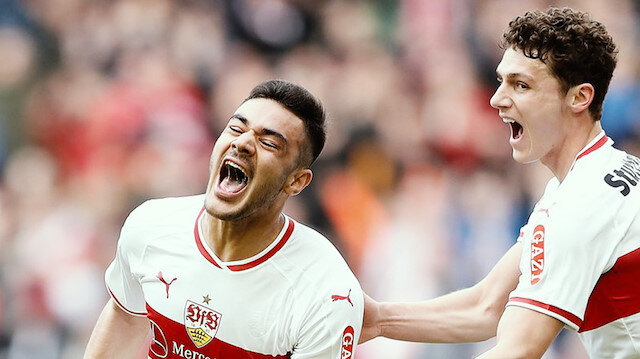 Ozan Kabak ve Pavard'ın gol sevinci.