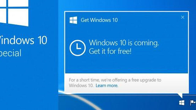 Windows 10 yükseltme