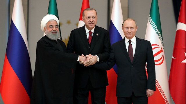 Ruhani, Erdoğan, Putin