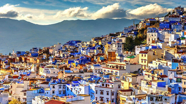 Fas’ın Şafşavan şehri.