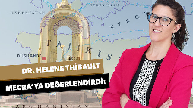 Kazakistan'da Nazarbayev Üniversitesi Siyaset Bilimi ve Uluslararası İlişkiler Bölümü öğretim görevlisi Helene Thibault.