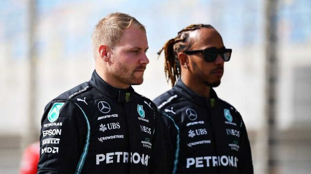 Valtteri Bottas ve Lewis Hamilton