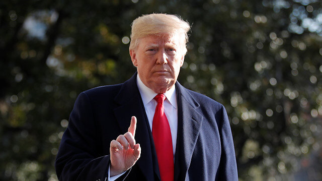 ABD Başkanı Trump, Beyaz Saray'da basın mensuplarıyla bir araya geldi.  