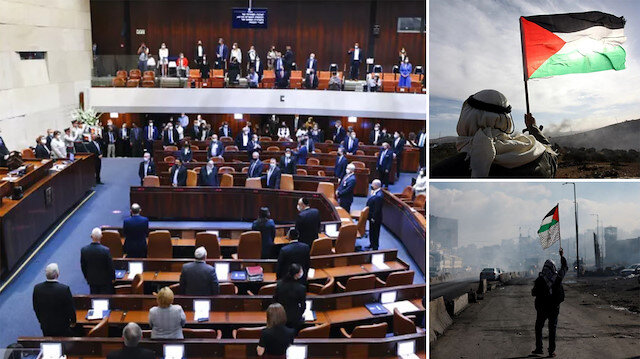 Knesset, Filistin bayrağının dalgalandırılmasını yasaklayan yasa tasarısını onayladı.