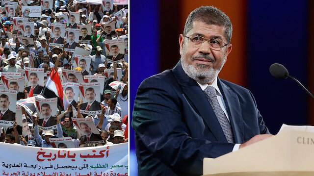 17 Haziran 2019'da yargılandığı mahkeme salonunda kalp krizi geçirerek hayatını kaybeden Muhammed Mursi'nin naaşı, darbe yönetiminin sıkı güvenlik önlemleri eşliğinde, ölümünden bir gün sonra sabah karşı sessiz sedasız bir şekilde defnedilmişti. 