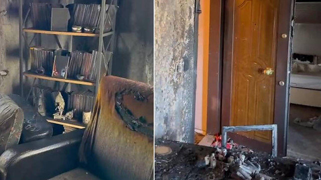 Şarjdaki bisiklet bataryası bomba gibi patladı.