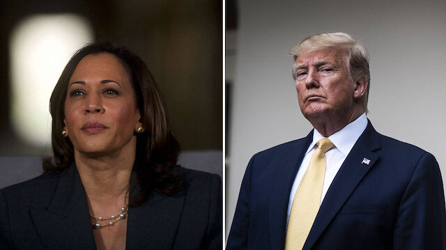 47. Amerika Birleşik Devletleri Başkanlığı için yarışan Kamala Harris ve Donald Trump