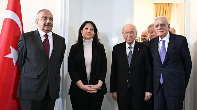 MHP Genel Başkanı Bahçeli, DEM Parti heyetiyle görüştü