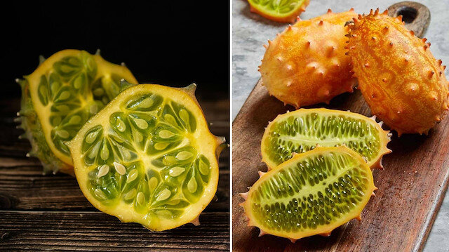 ​Görünüşüyle şaşırtan meyve: Kiwano
