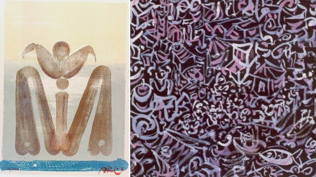 Abidin Dino özelinde çağdaş Türk resminde kaligrafi