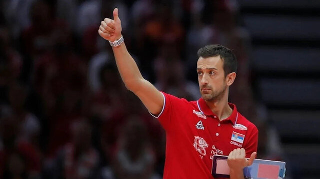 A Milli Kadın Voleybol Takımı başantrenörü Daniele Santarelli.
