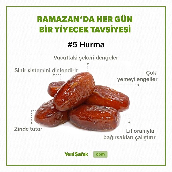İftar sofralarının vazgeçilmezi hurma