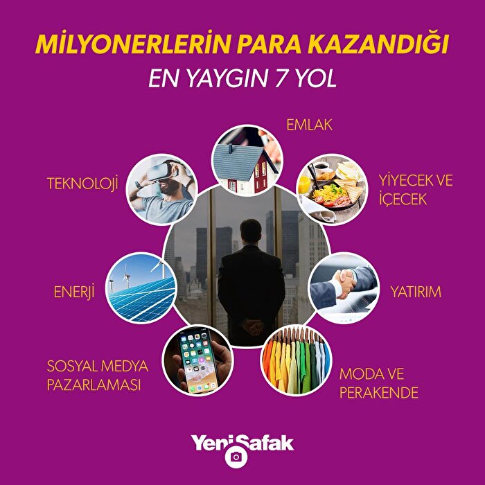 Milyonerlerin para kazandığı 7 yol