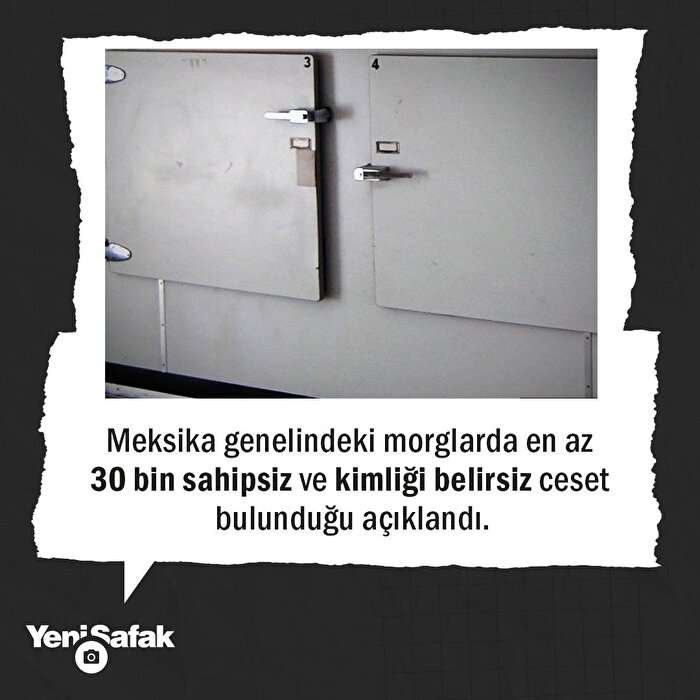 Meksika'da morglarda kimliği belirsiz 30 bin ceset var