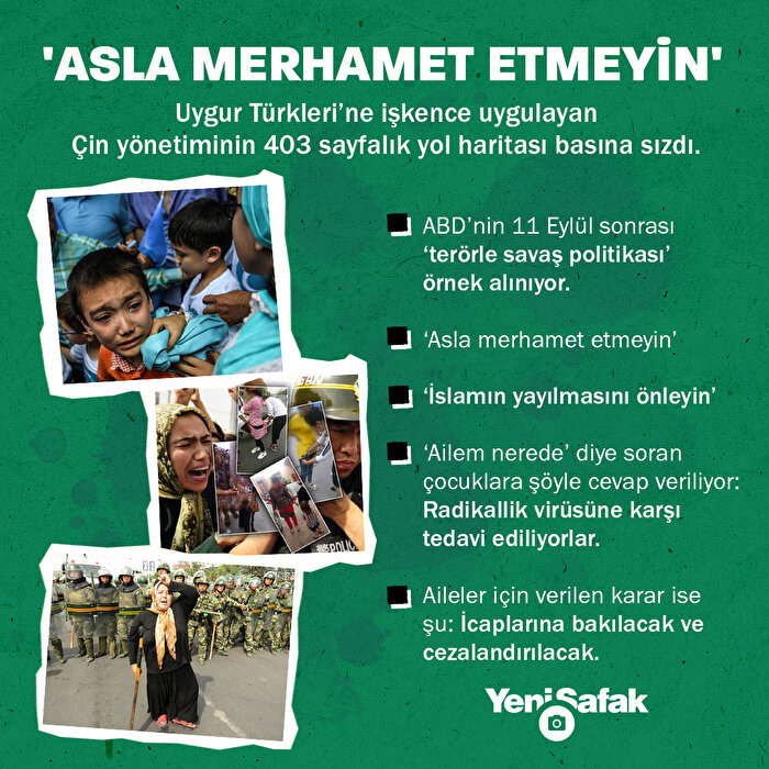 Çin'in işkence haritası basına sızdı: 'Asla merhamet etmeyin'