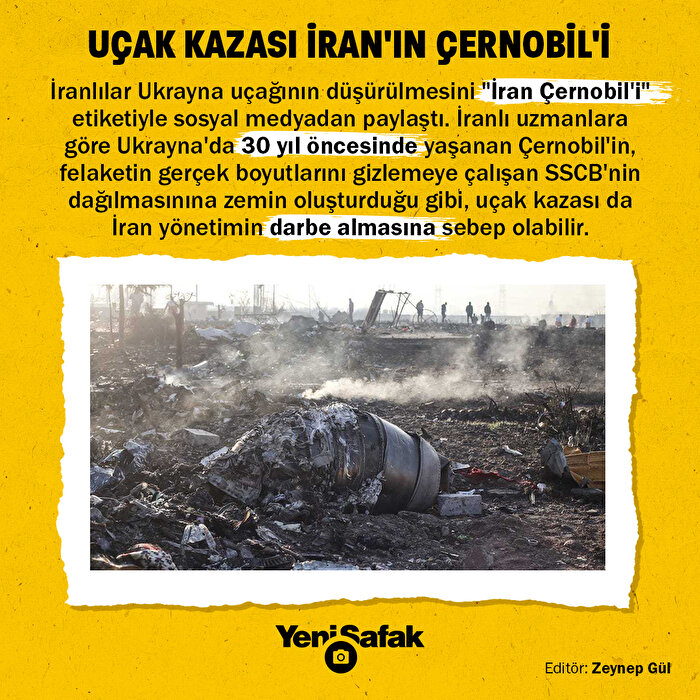 Ukrayna uçağı İran'ın Çernobil'i