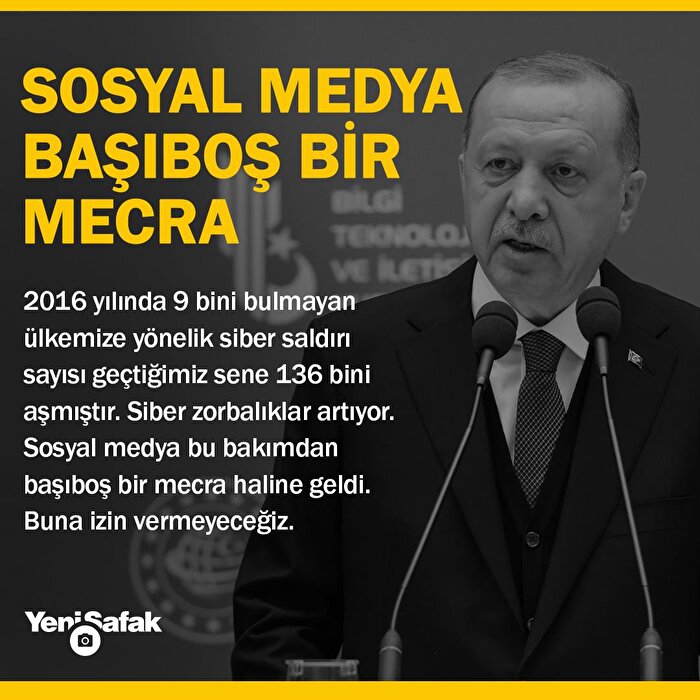 Cumhurbaşkanı Erdoğan: Sosyal medya bu bakımdan başıboş bir mecra haline geldi