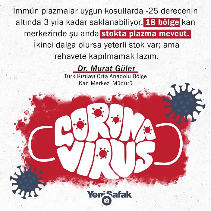 İkinci dalga olursa yeterli plazma var