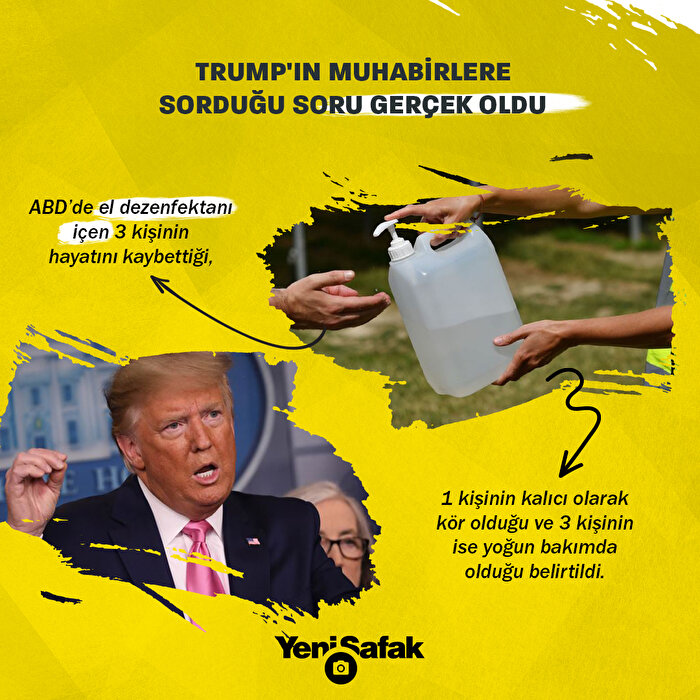 ABD'de el dezenfektanı içen 3 kişi öldü, 1 kişi kör oldu