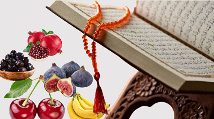 <p>Kur'an-ı Kerim'de meyve, sebze ve yiyecek isimleri</p>