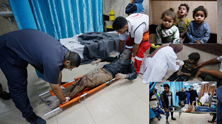 <p>Saldırı sonucu aralarında çocukların da bulunduğu yaralılar, kentteki Aksa Şehitleri Hastanesi'nde tedavi altına alındı.</p>