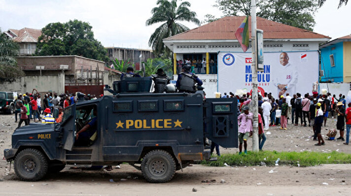 <p>Une manifestation de l'opposition à Kinshasa au RDC.</p>